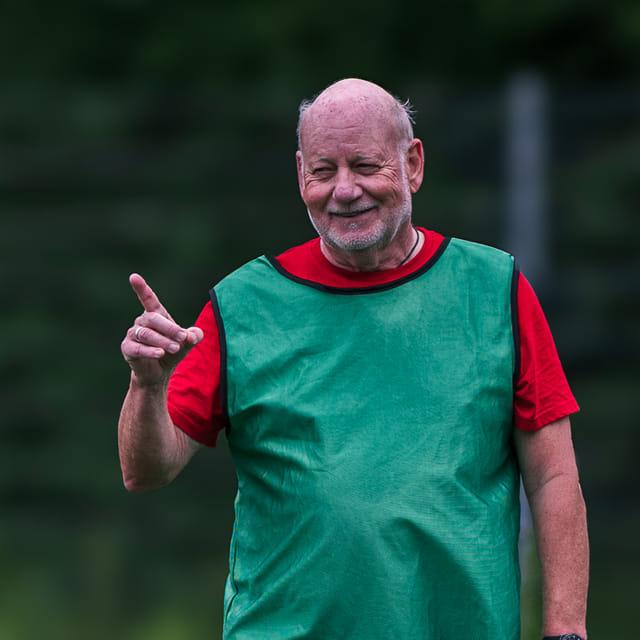 Porträt von Jürgen Schlimpert, Abteilungsleiter der Alten Herren